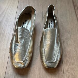 Betta Carrano Gold Size 41 Mare Slip-On Loafers